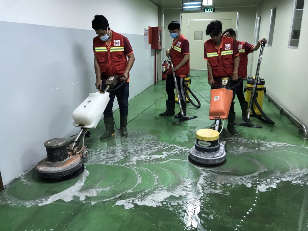 Dịch Vụ Vệ Sinh Sàn Sơn Epoxy Nhà Xưởng - BinhDuongCo